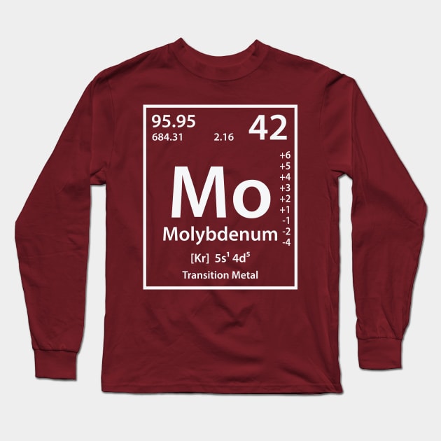 Molybdenum Element Long Sleeve T-Shirt by cerebrands